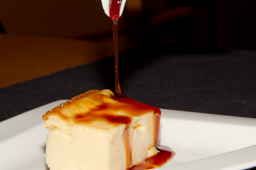 Leche Asada con Miel de Palma